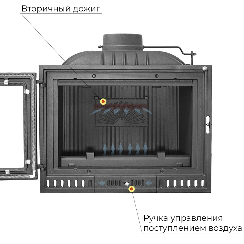 Каминная топка Эверест Z14 (миниатюра)